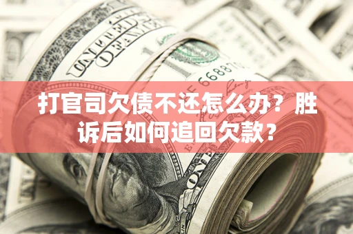 武汉打官司欠债不还怎么办？胜诉后如何追回欠款？