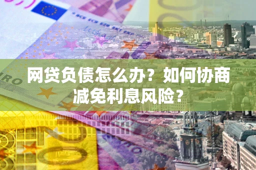武汉网贷负债怎么办？如何协商减免利息风险？