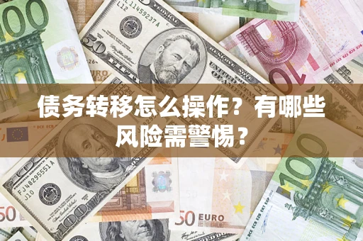 武汉债务转移怎么操作？有哪些风险需警惕？