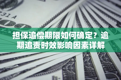 武汉担保追偿期限如何确定？逾期追责时效影响因素详解