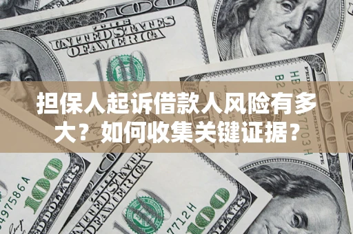 武汉担保人起诉借款人风险有多大？如何收集关键证据？