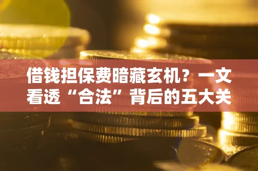武汉借钱担保费暗藏玄机？一文看透“合法”背后的五大关键陷阱