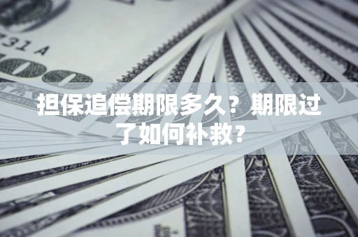武汉担保追偿期限多久？期限过了如何补救？
