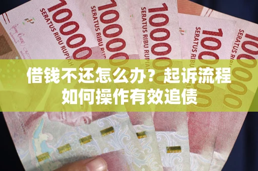 武汉借钱不还怎么办？起诉流程如何操作有效追债