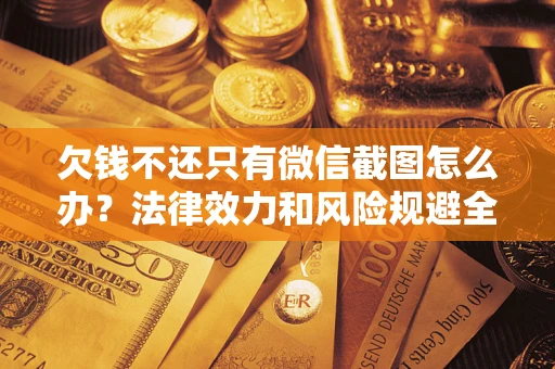 武汉欠钱不还只有微信截图怎么办？法律效力和风险规避全解析