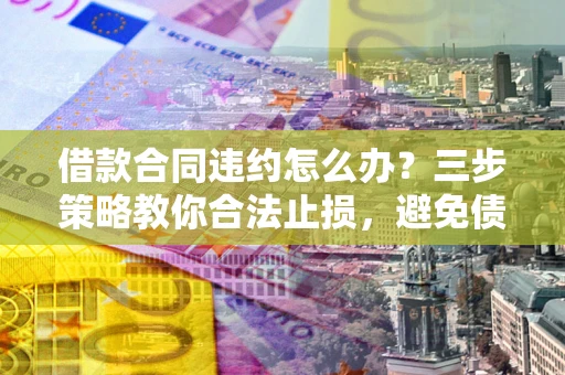 武汉借款合同违约怎么办？三步策略教你合法止损，避免债务危机升级