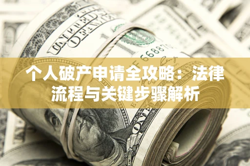 武汉个人破产申请全攻略：法律流程与关键步骤解析